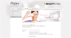 Desktop Screenshot of beautycard-pieper.de